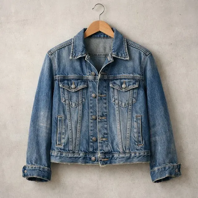 Áo Khoác Denim Wash