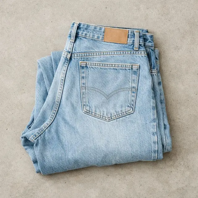 Quần Jeans Ống Suông